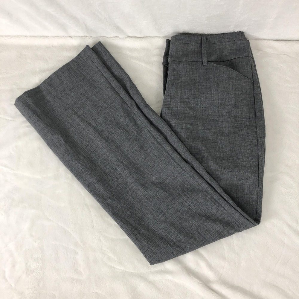 New York & Company Pants Womens 2 Gray‎ 7th Avenue Suiting Dress Career Office